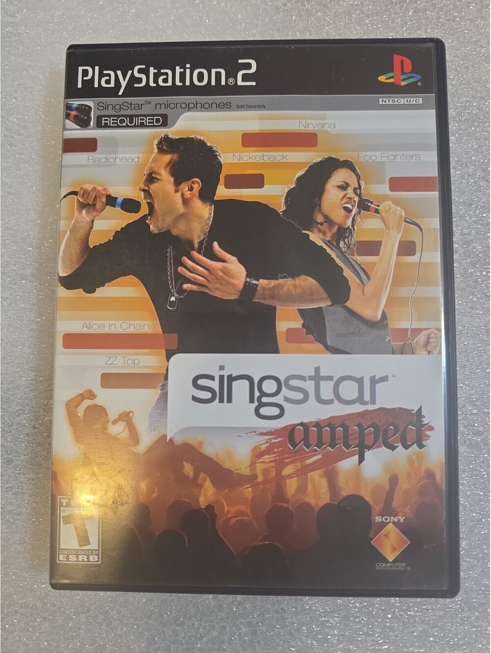 PS2 Singstar Amped - Sony PlayStation 2